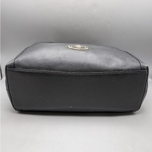 Coach Edie Pebble Leather Shoulder Bag-Black - Picture 4 of 8